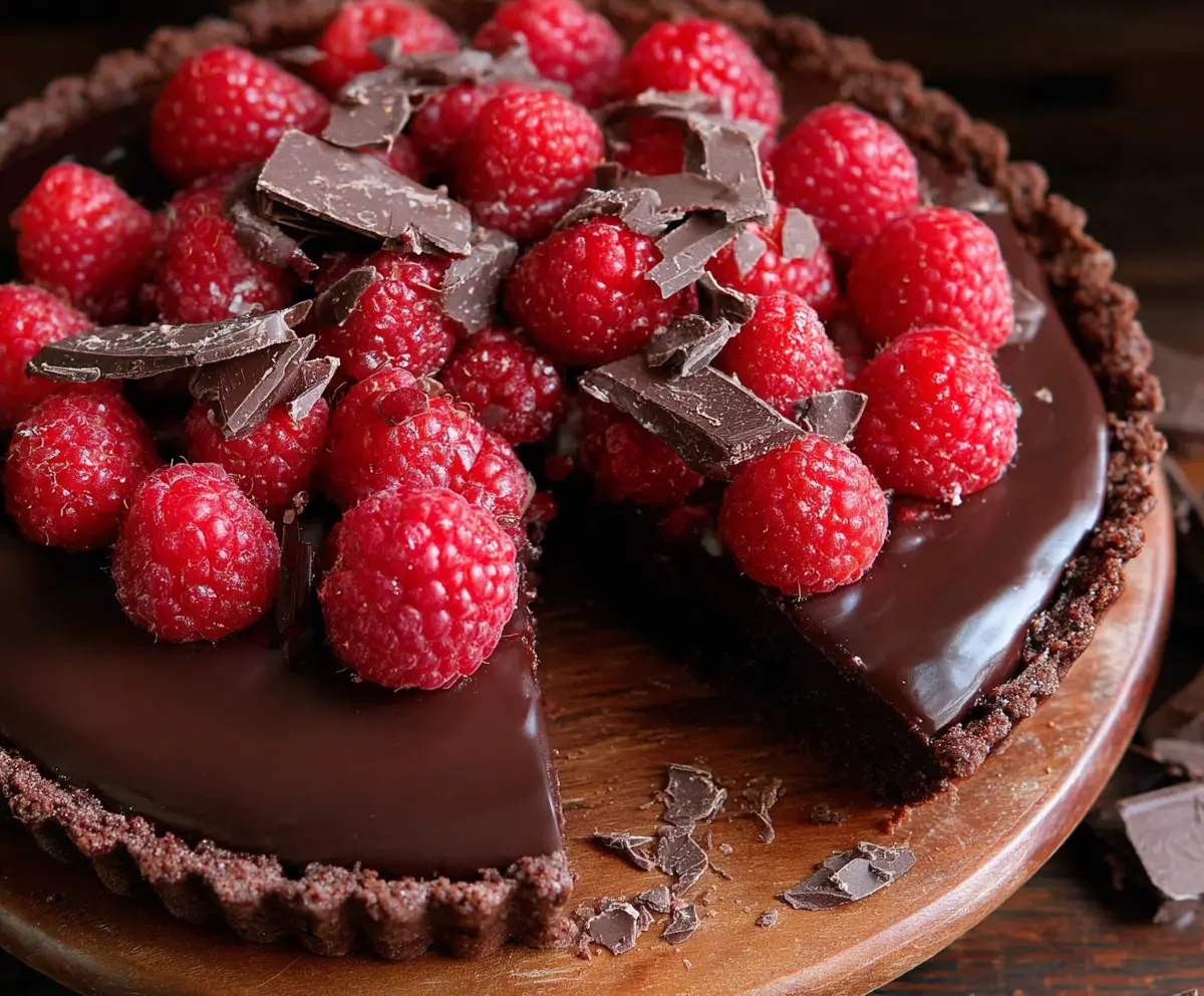 Easy Chocolate Raspberry Tart Recipe