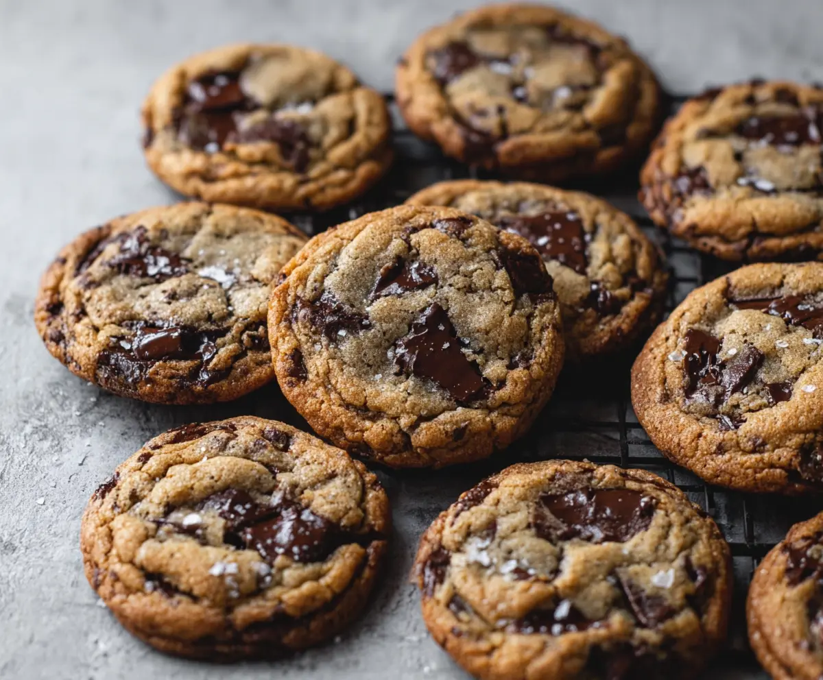 Easy Sourdough Discard Choc Chip Cookies