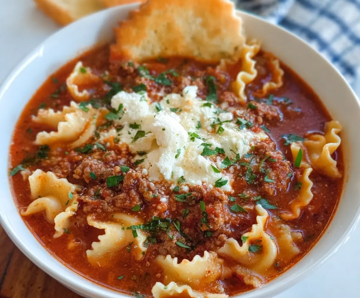 Easy Lasagna Soup Recipe