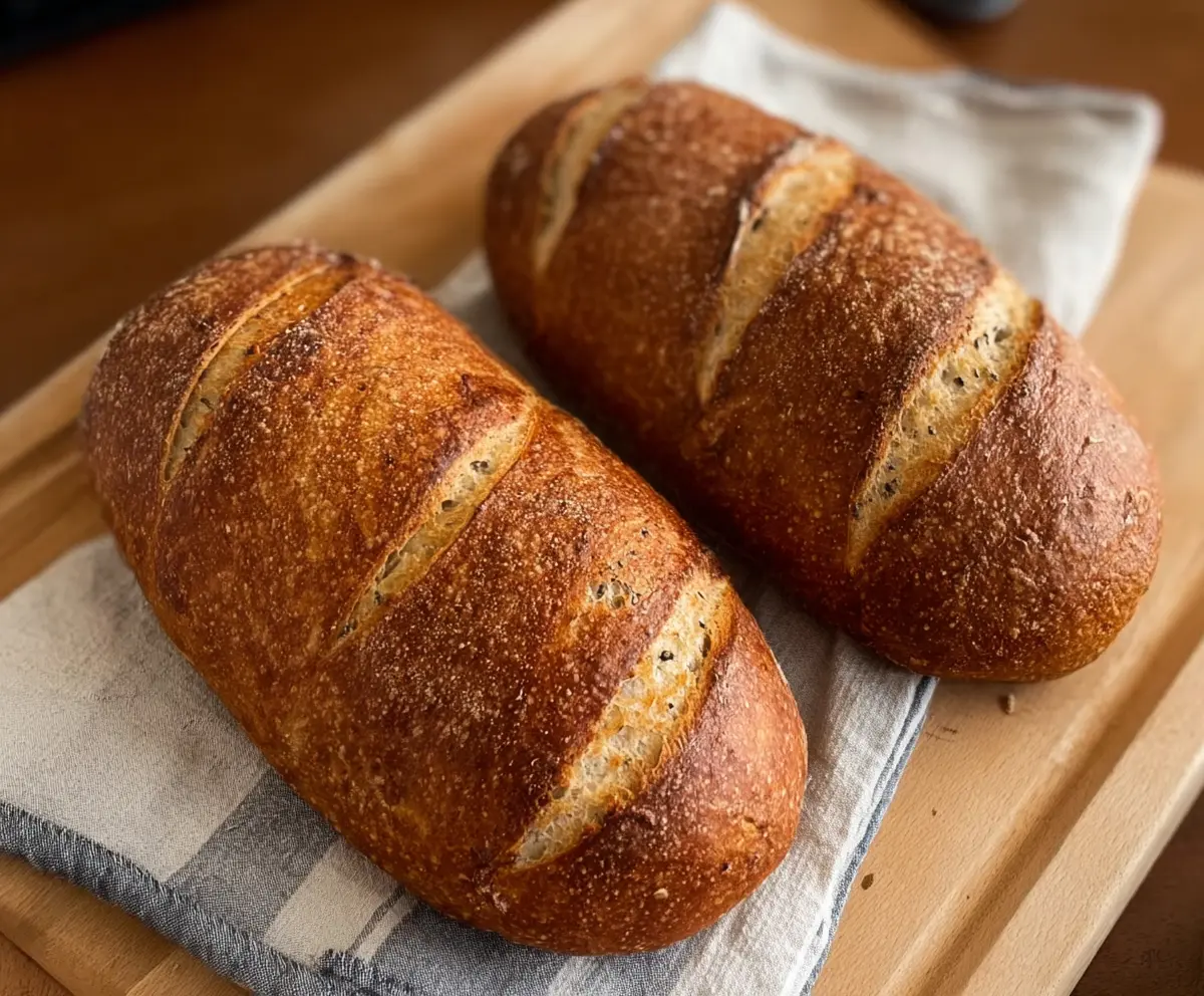 Easy Quick Sourdough French Bread